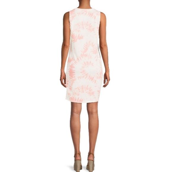 Como Blu Basic Sleeveless Knit Dress with Side Ruching Detail - Picture 7 of 9